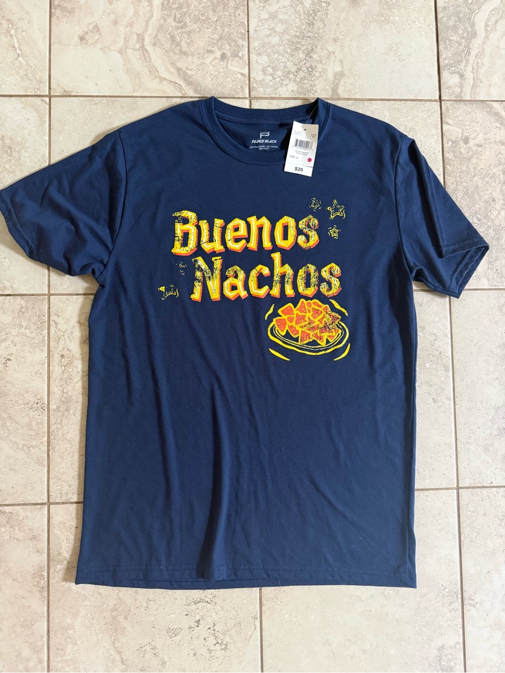 Bueno Nachos Graphic Tee - Navy Short Sleeve